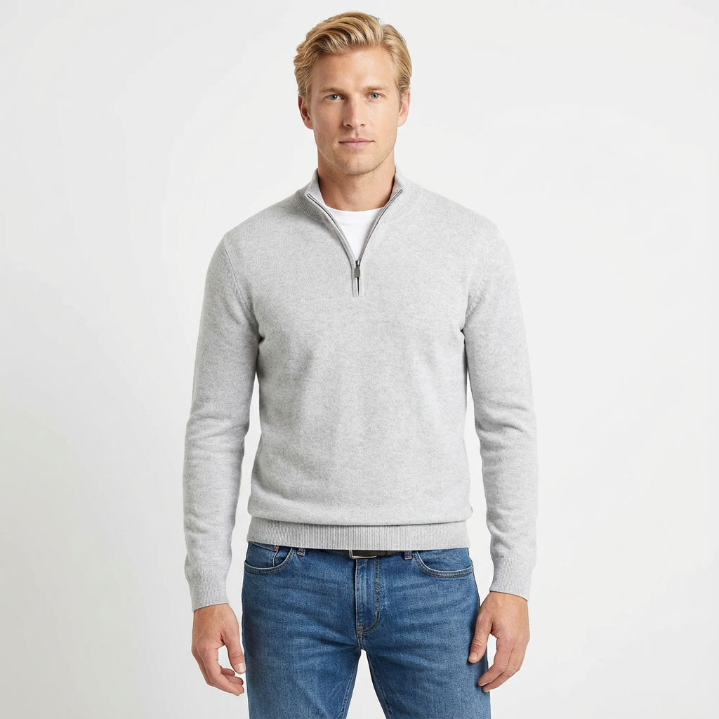 Noah | Luxe Half-Zip Herentrui