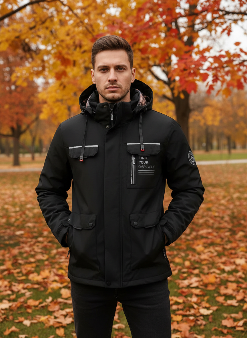 Dylan | Waterdichte softshell herenjas met functionele details
